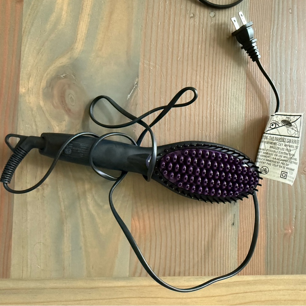InStyler Purple and Black Hair Styling Brush